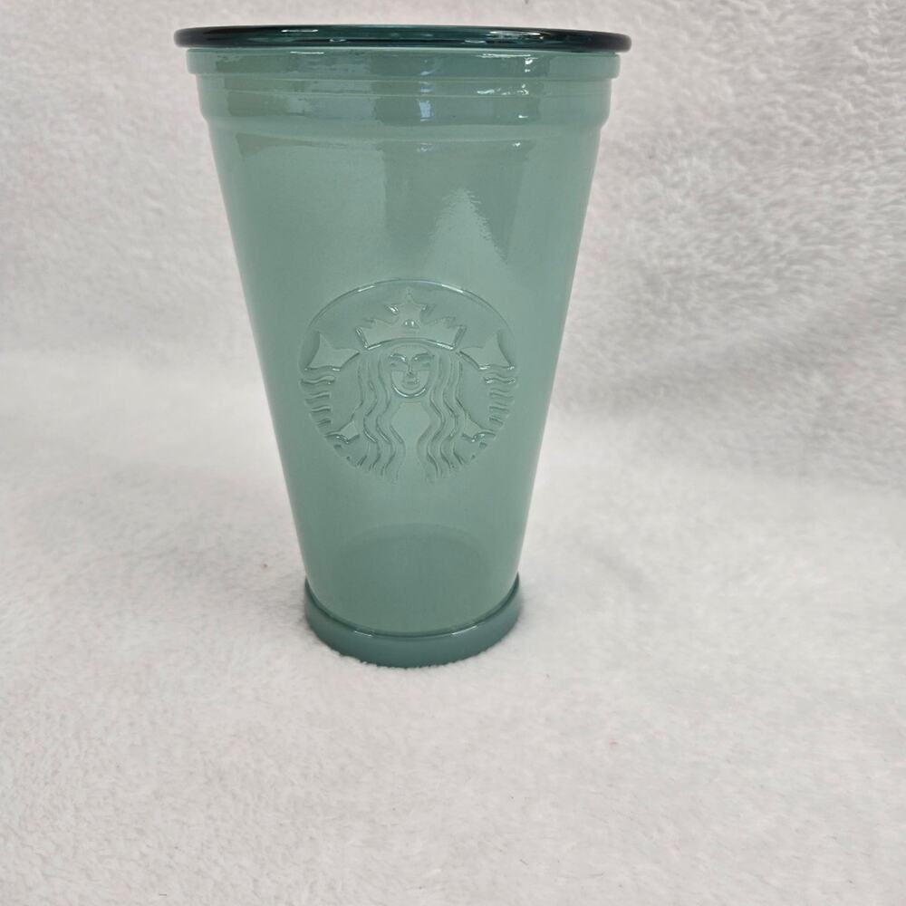 Starbucks 16oz Recycled Glass Cold Cup Tumbler Made in Spain (Grande)